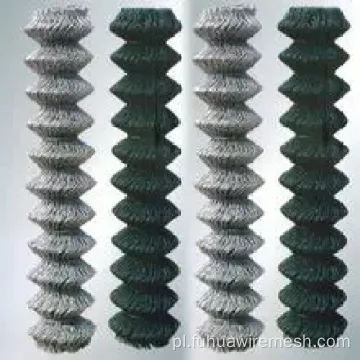 Siatka łącza łańcucha (powlekany PVC)